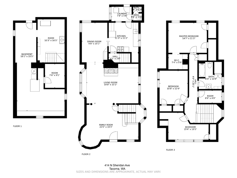 414 N Sheridan Floor Plan