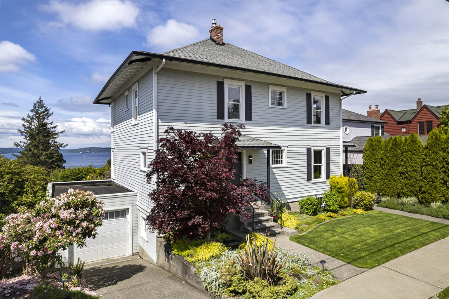 Stately North Tacoma Victorian with impressive water views