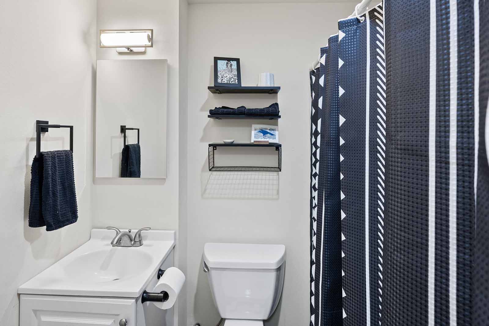 Main floor bathroom with tub