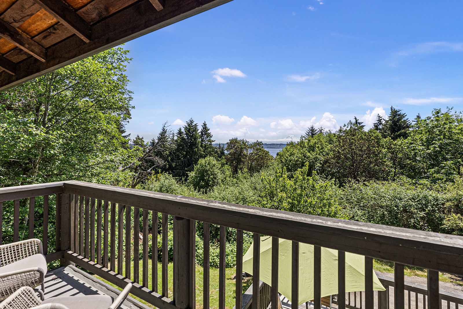 View balcony off the primary bedroom