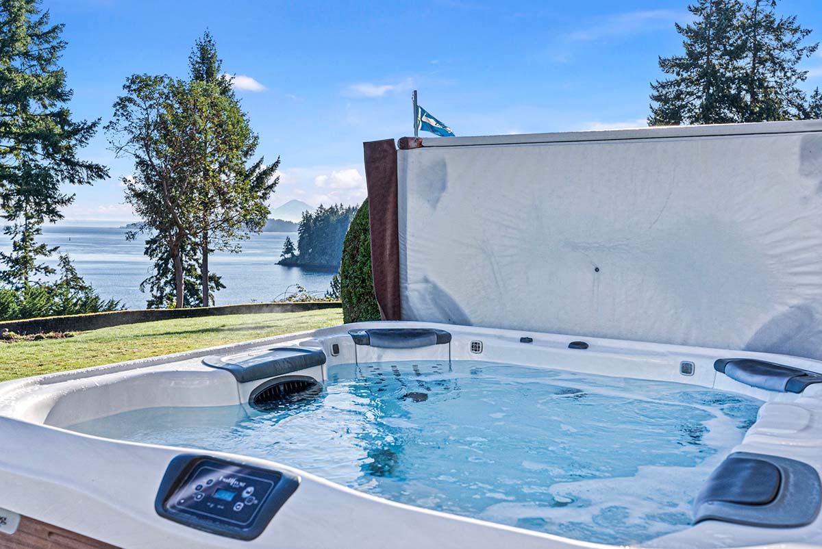 Hot tub is included with purchase