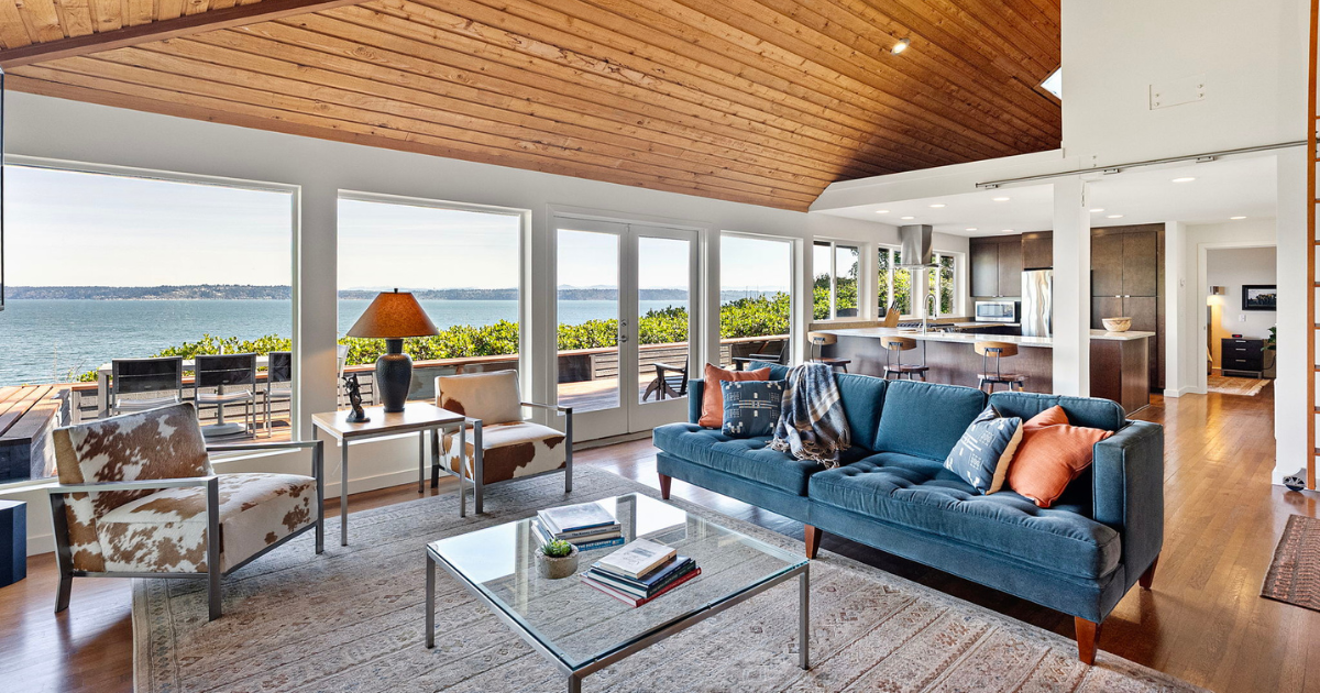Understated sophistication and dramatic water views. 8032 SW 222nd Place, Vashon