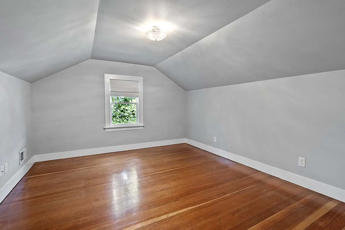 Second of two upstairs bedrooms