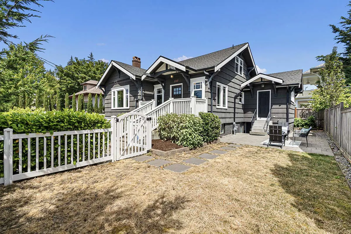 Fully fenced yard