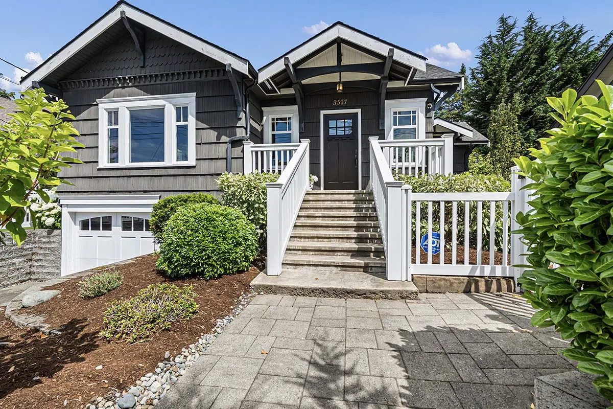 Covered front entry