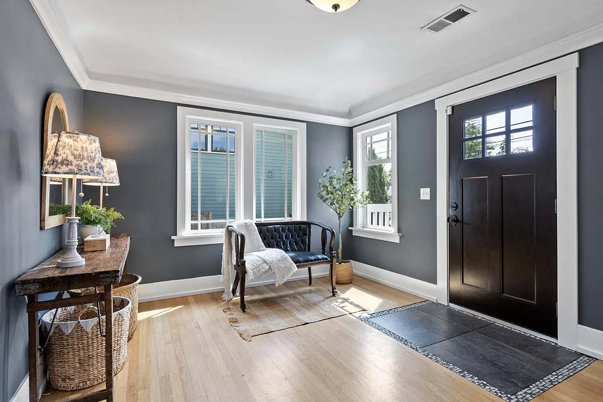 Generous entry foyer