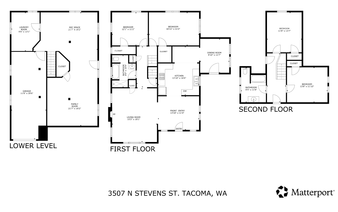 Floor Plan - 3507 N Stevens Street, Tacoma, WA
